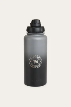 Longview Drink Bottle - Black / Silver