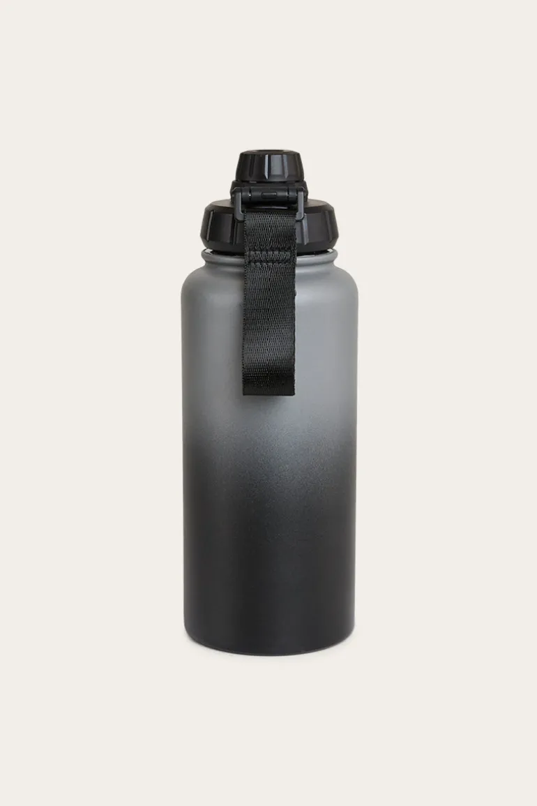 Longview Drink Bottle - Black / Silver