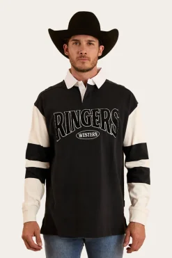 Lowden Rugby Jersey - Black / Off White