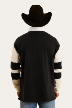 Lowden Rugby Jersey - Black / Off White