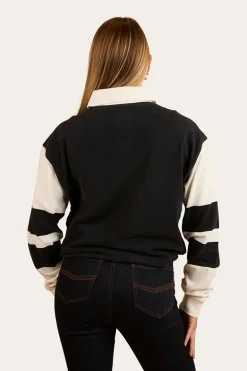 Lowden Rugby Jersey - Black / Off White