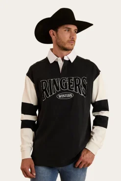 Lowden Rugby Jersey - Black / Off White