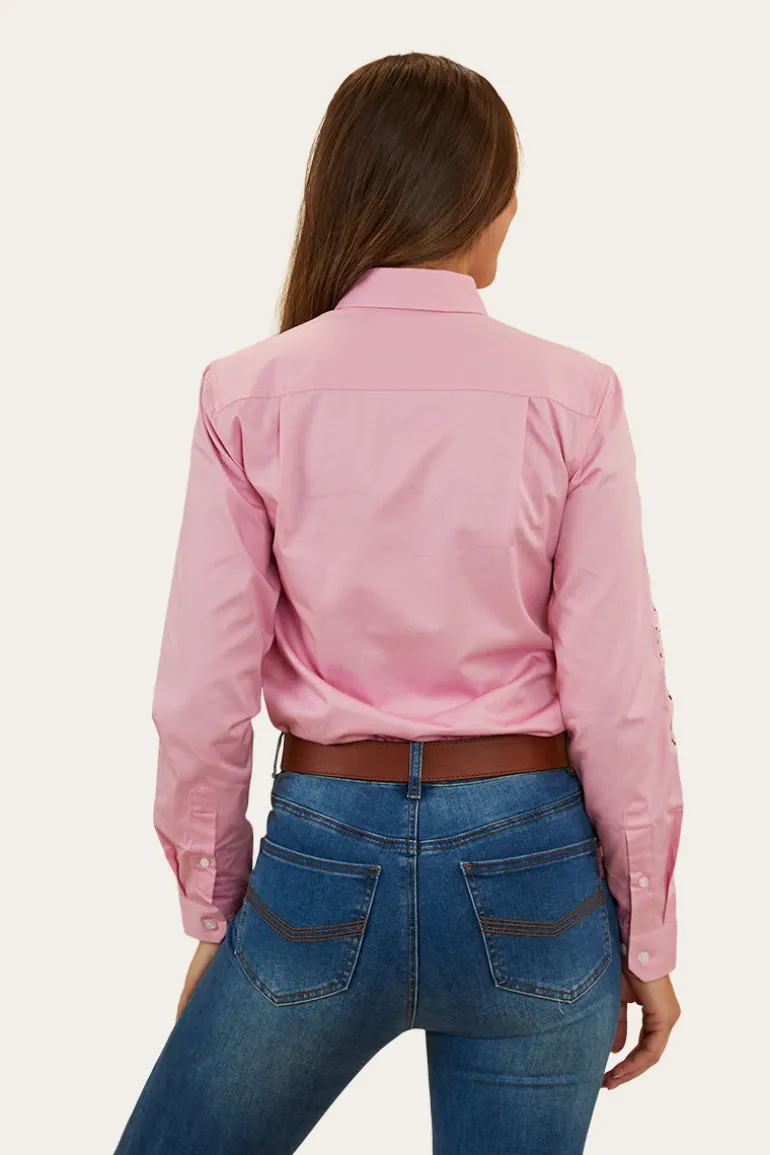 Malaya Womens Dress Shirt - Pastel Pink