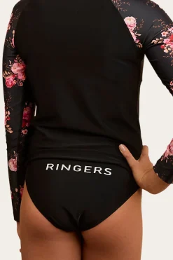 May Girls Swim Bottom - Black / Silver