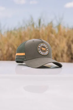 McCoy Trucker Cap - Army/Orange
