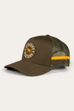 McCoy Trucker Cap - Army/Orange