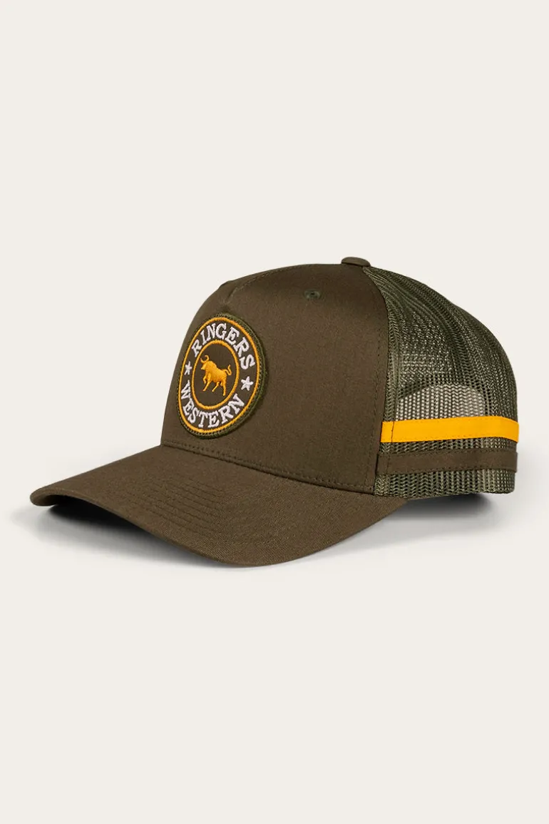 McCoy Trucker Cap - Army/Orange