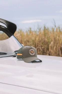 McCoy Trucker Cap - Army/Orange
