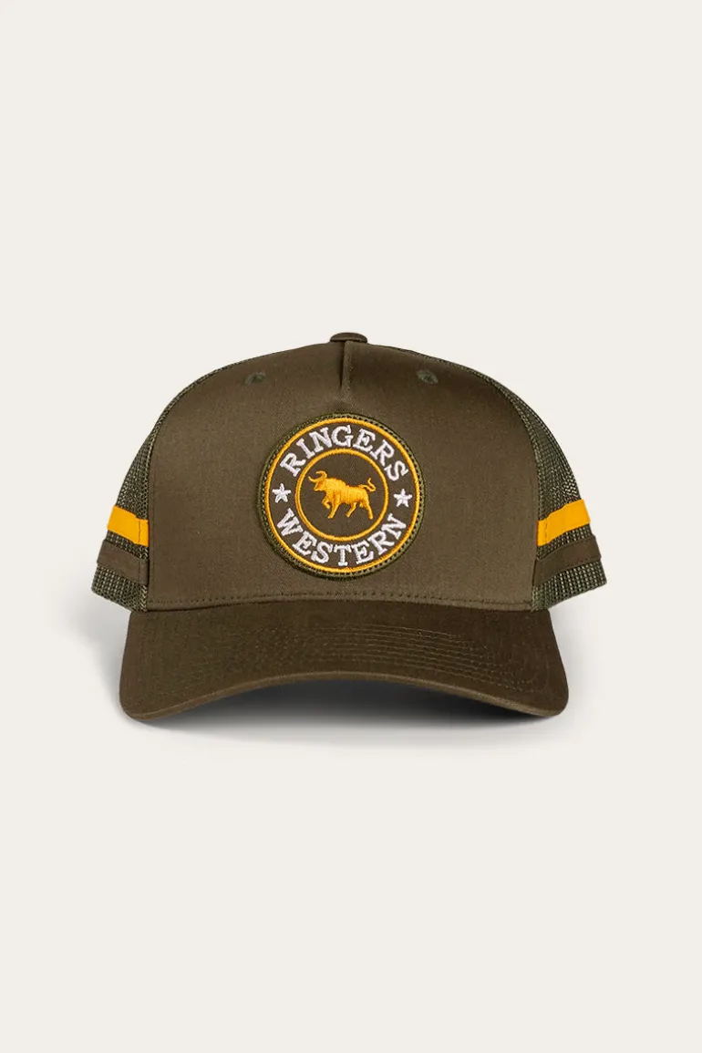 McCoy Trucker Cap - Army/Orange