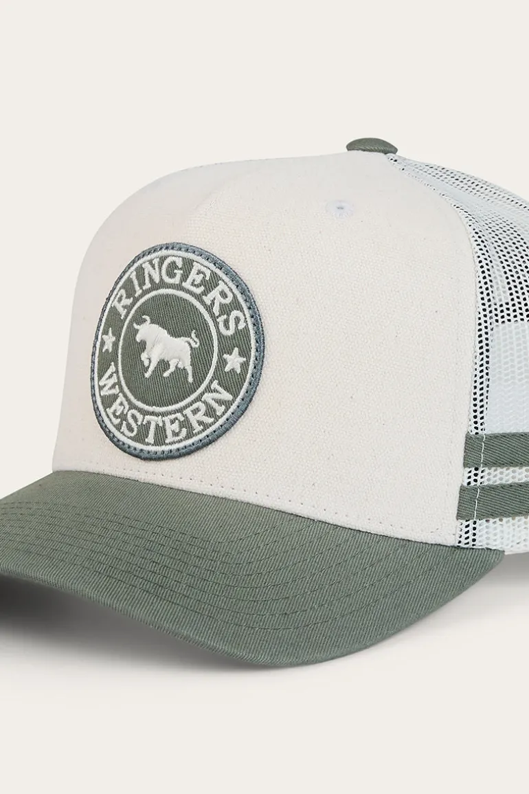 McCoy Trucker Cap - Beige / Pale Olive