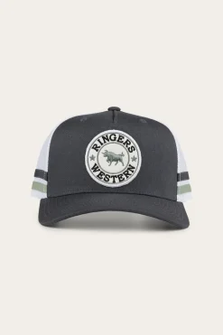 McCoy Trucker Cap - Charcoal/Leaf