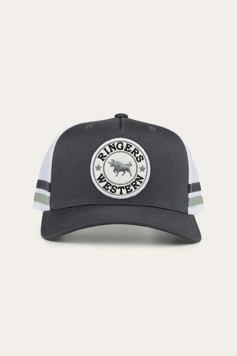 McCoy Trucker Cap - Charcoal/Leaf