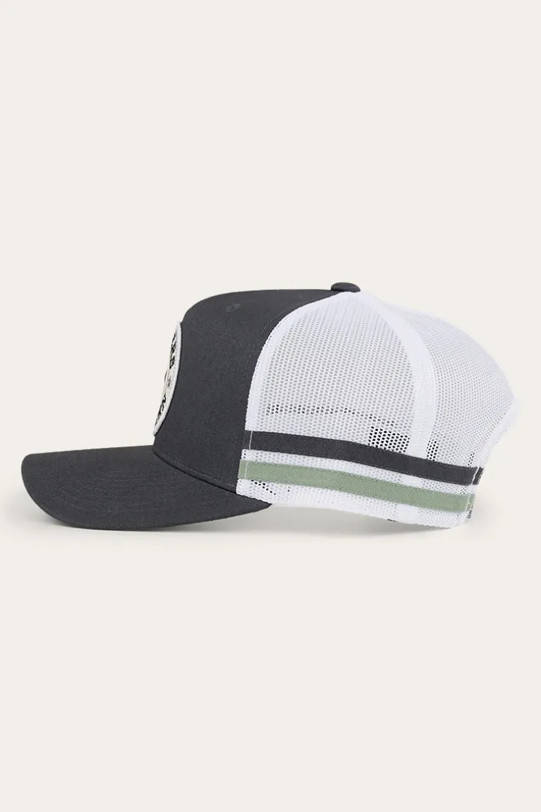 McCoy Trucker Cap - Charcoal/Leaf