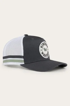 McCoy Trucker Cap - Charcoal/Leaf