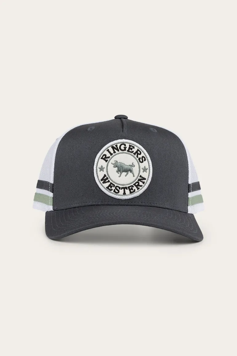 McCoy Trucker Cap - Charcoal/Leaf