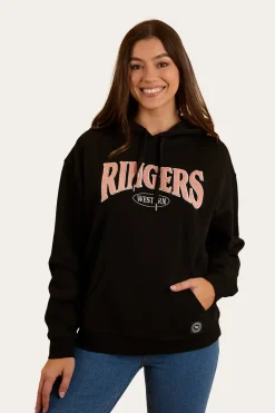 Middleton Womens Australian Cotton Fleece - Black / Pink