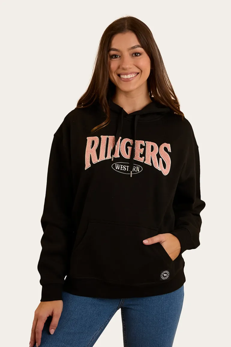 Middleton Womens Australian Cotton Fleece - Black / Pink