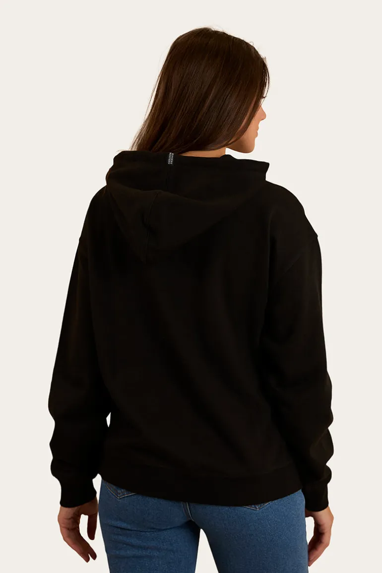 Middleton Womens Australian Cotton Fleece - Black / Pink