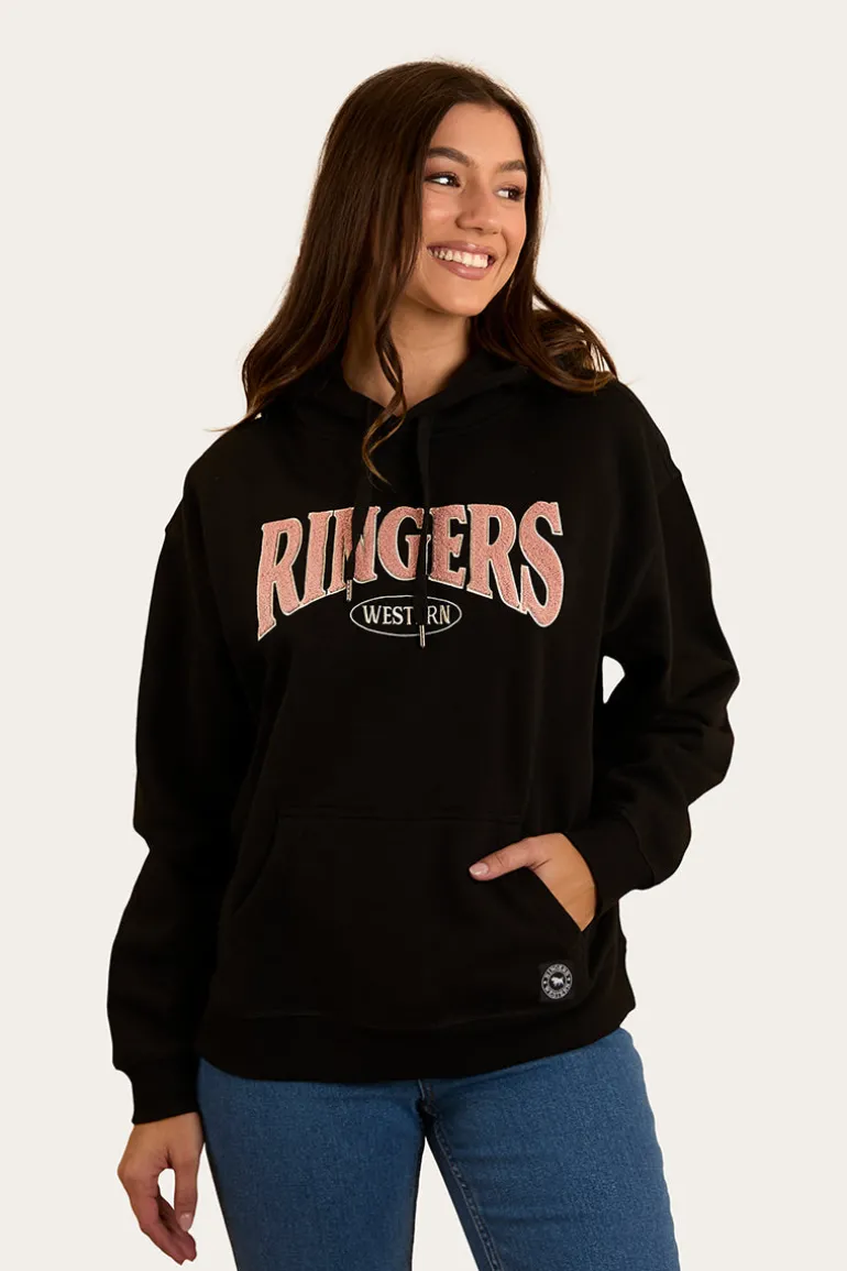 Middleton Womens Australian Cotton Fleece - Black / Pink