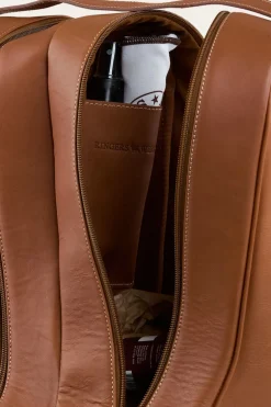 Miguel Leather Boot Bag - Bourbon