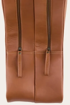 Miguel Leather Boot Bag - Bourbon