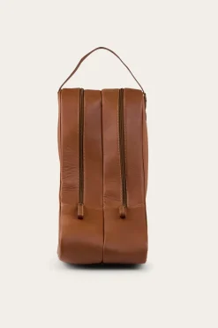 Miguel Leather Boot Bag - Bourbon