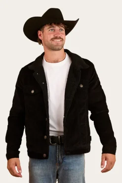 Milawa Mens Corduroy Jacket - Black