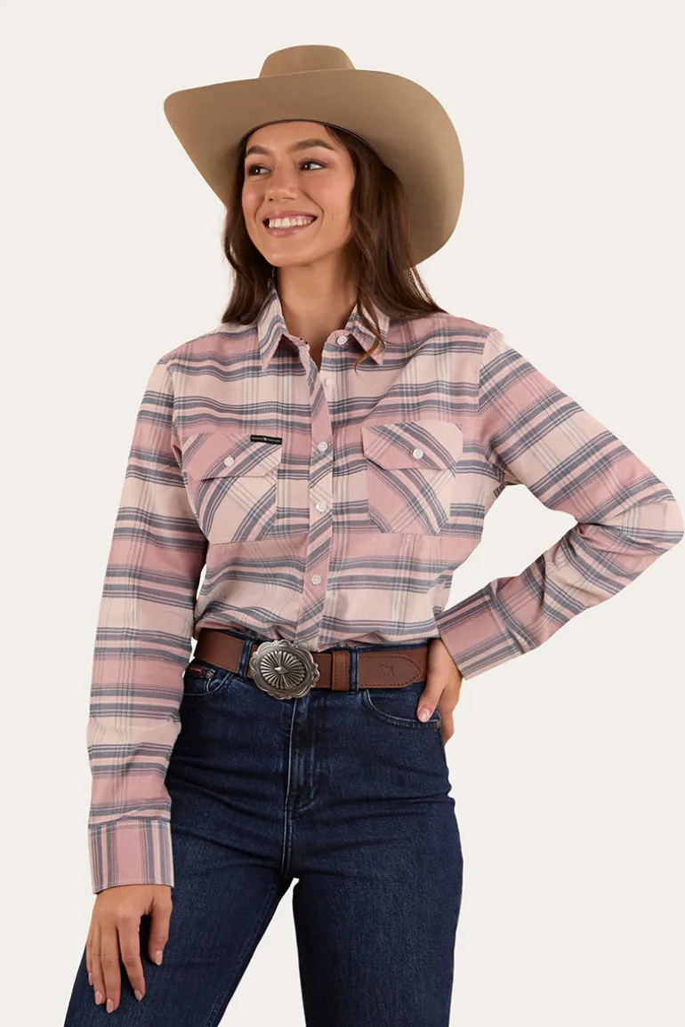 Millicent Womens Flannel - Rosey Pink