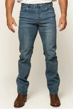 Mitchell Mens Straight Leg Jean - Light Blue