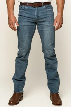 Mitchell Mens Straight Leg Jean - Light Blue