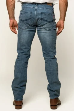 Mitchell Mens Straight Leg Jean - Light Blue