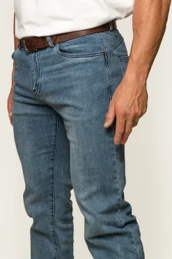 Mitchell Mens Straight Leg Jean - Light Blue