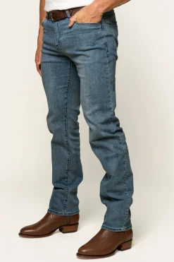 Mitchell Mens Straight Leg Jean - Light Blue
