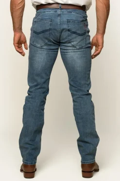 Mitchell Mens Straight Leg Jean - Light Blue