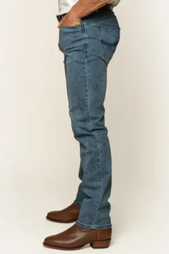 Mitchell Mens Straight Leg Jean - Light Blue