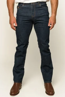 Mitchell Mens Straight Leg Jean - Dark Blue
