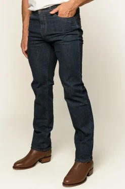 Mitchell Mens Straight Leg Jean - Dark Blue