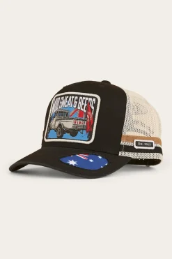 Mud Sweat Beers Deep Fit Trucker Cap - Black