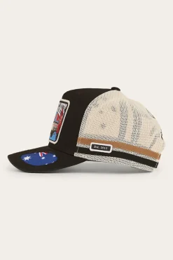 Mud Sweat Beers Deep Fit Trucker Cap - Black