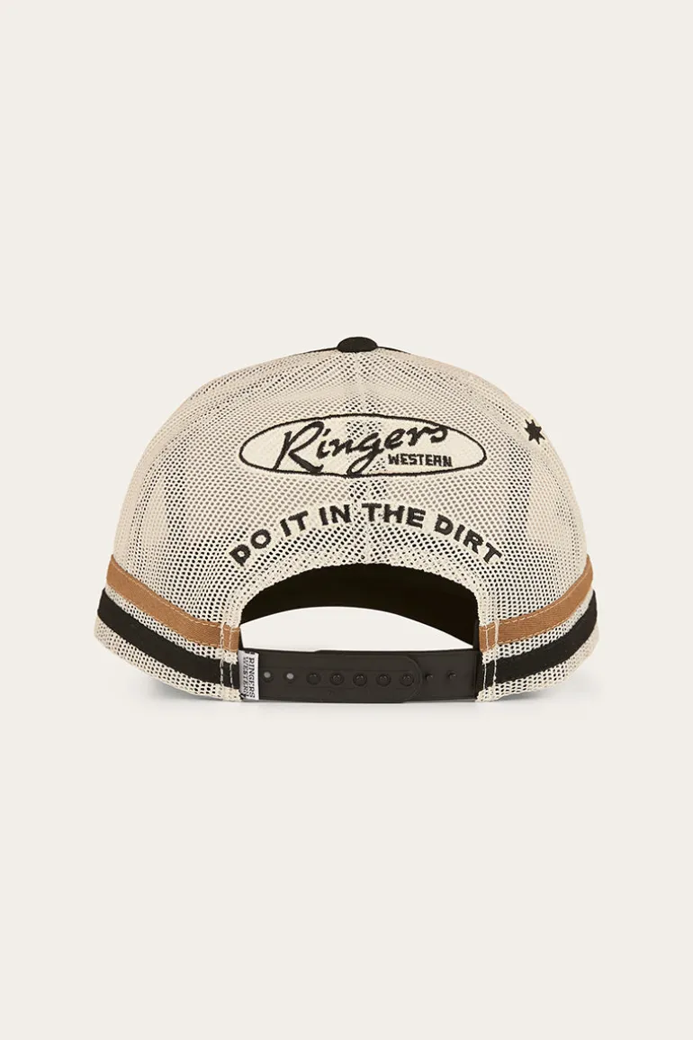 Mud Sweat Beers Deep Fit Trucker Cap - Black