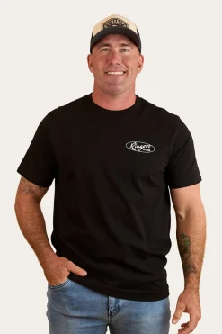 Mud Sweat Beers Mens Loose Fit T-Shirt - Black
