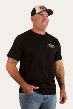 Mud Sweat Beers Mens Loose Fit T-Shirt - Black