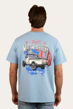 Mud Sweat Beers Mens Loose Fit T Shirt - Dusk