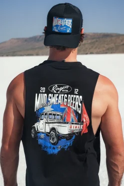 Mud Sweat Beers Mens Muscle Tank - Black