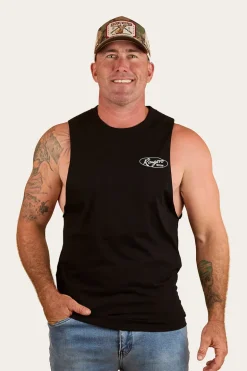 Mud Sweat Beers Mens Muscle Tank - Black