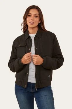 Mulgrave Womens Jacket - Washed Black