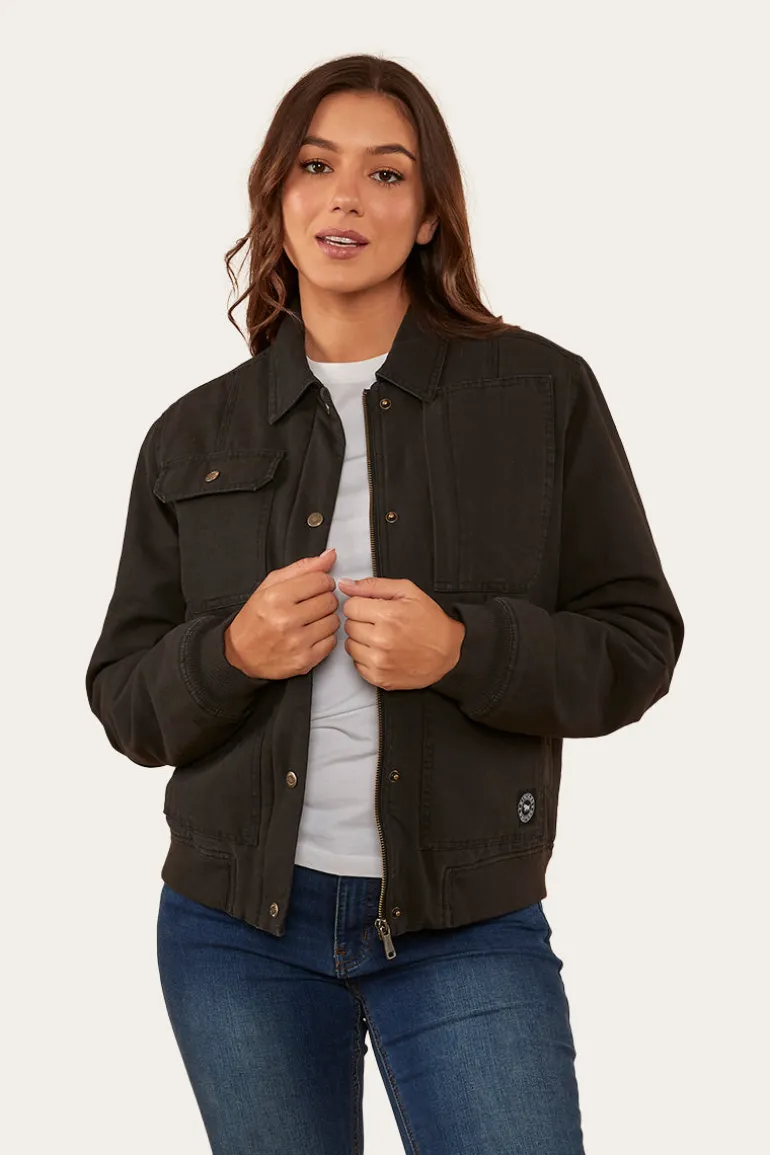 Mulgrave Womens Jacket - Washed Black