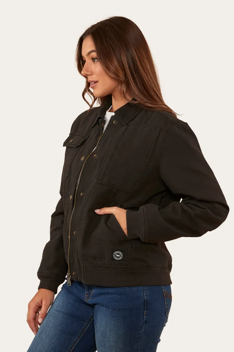 Mulgrave Womens Jacket - Washed Black