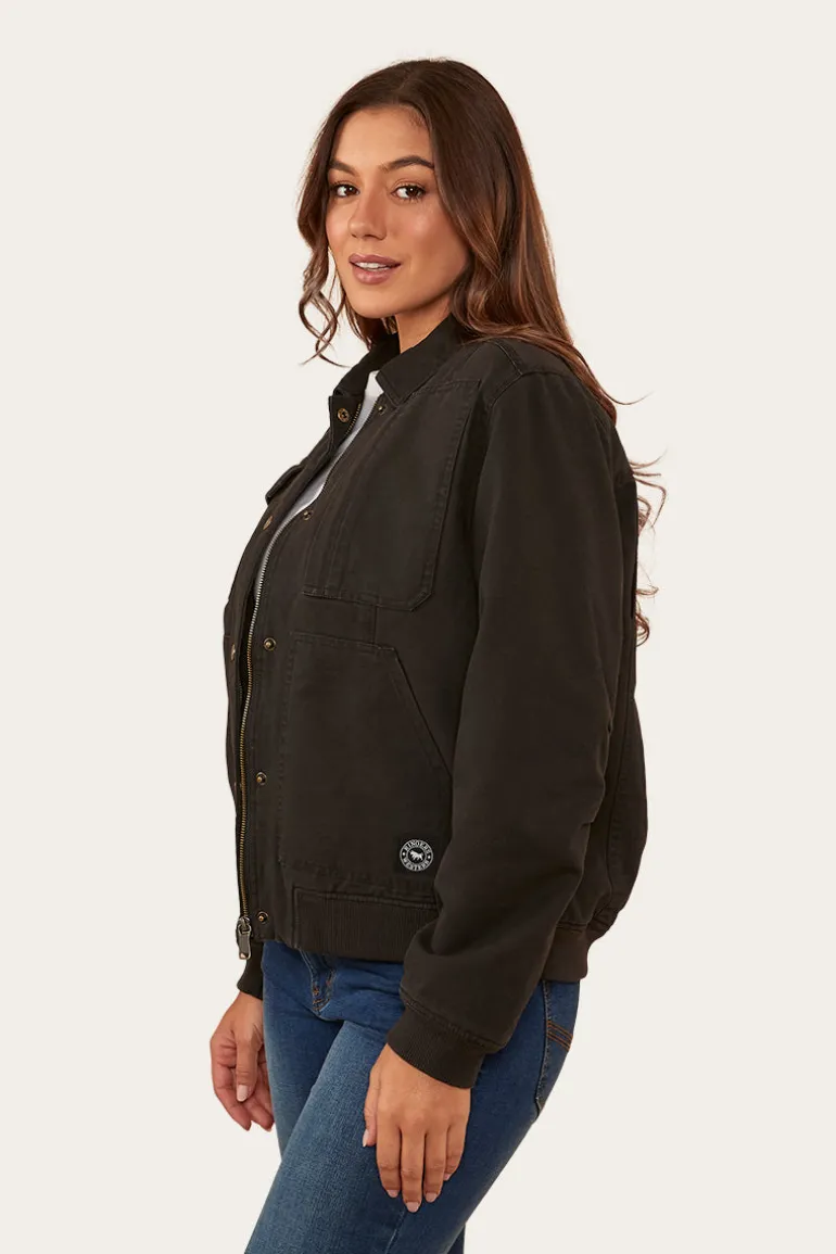 Mulgrave Womens Jacket - Washed Black