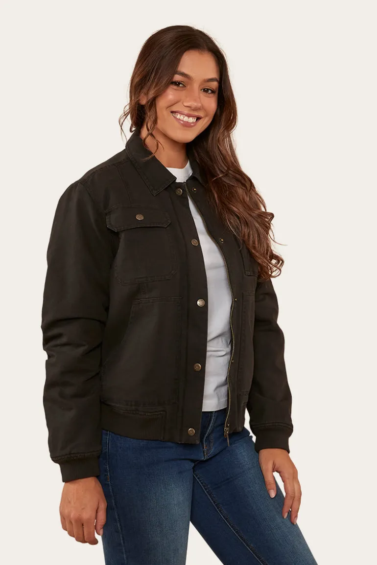Mulgrave Womens Jacket - Washed Black
